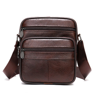 Male Leather Small Crossbody Bag