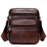 Male Leather Small Crossbody Bag