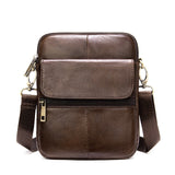 Male Leather Small Crossbody Bag